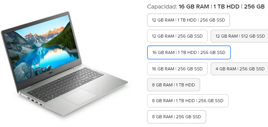 Mercado Libre: algunos vendedores de notebooks ofrecen la posibilidad de configurar el equipo con diferentes cantidades de memoria RAM.  ¿Cuánto es apropiado?