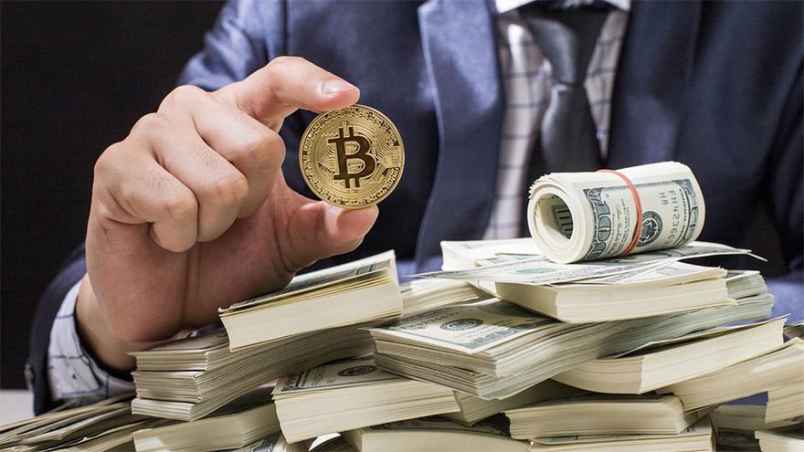 Bitcoin se representa como una moneda física, pero es un activo digital.