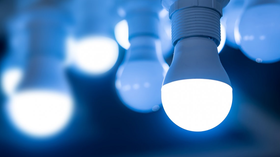 Las lámparas LED permiten el ahorro de energía.