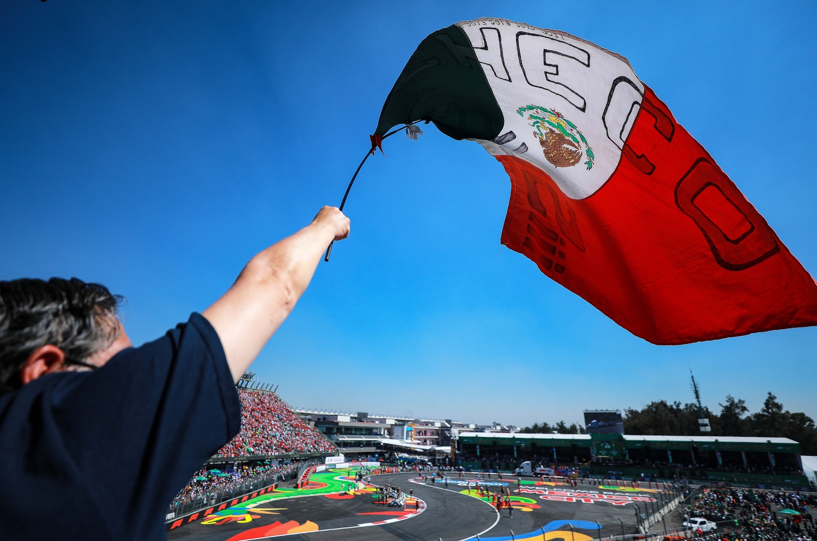 Imagen de la afición en el GP de México