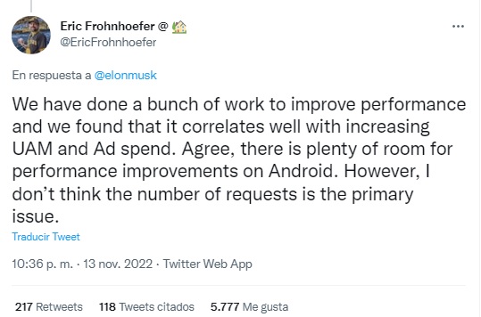 Eric Frohnhoefer se defendió en Twitter de Elon Musk