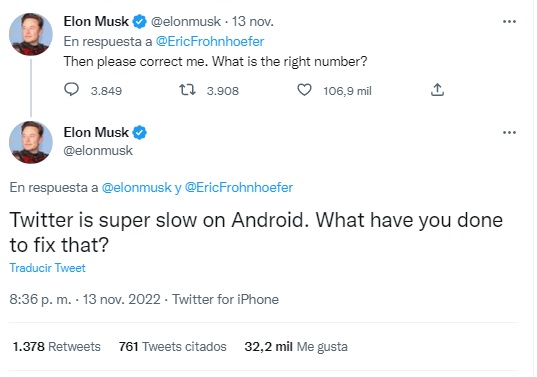 Elon Musk exigió explicaciones al ingeniero que lo cuestionó en Twitter