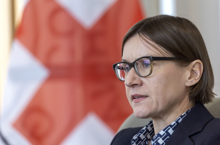 Retrato de la presidenta del CICR, Mirjana Spoljaric Egger