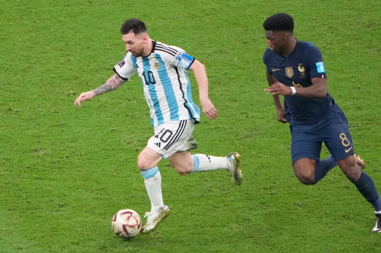 Lionel Messi en acción