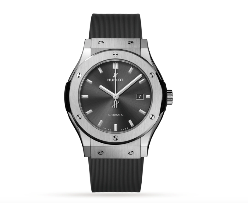 Reloj Hublot Classic Fusion de 42 mm con correa negra