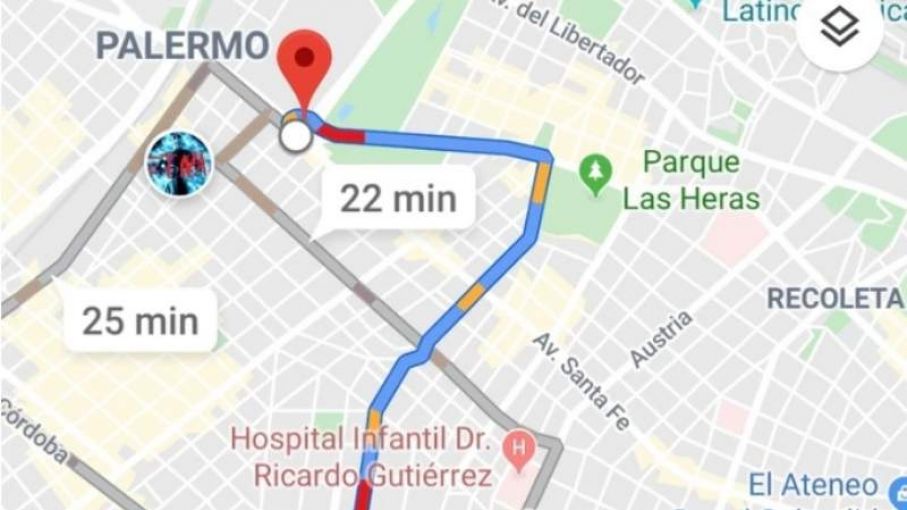 Google Maps registra los datos de ubicación del celular del usuario.