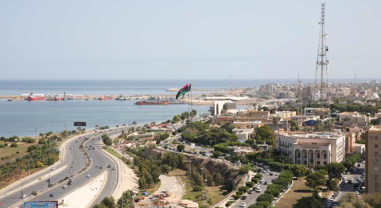 Vista de la ciudad libia de Trípoli.