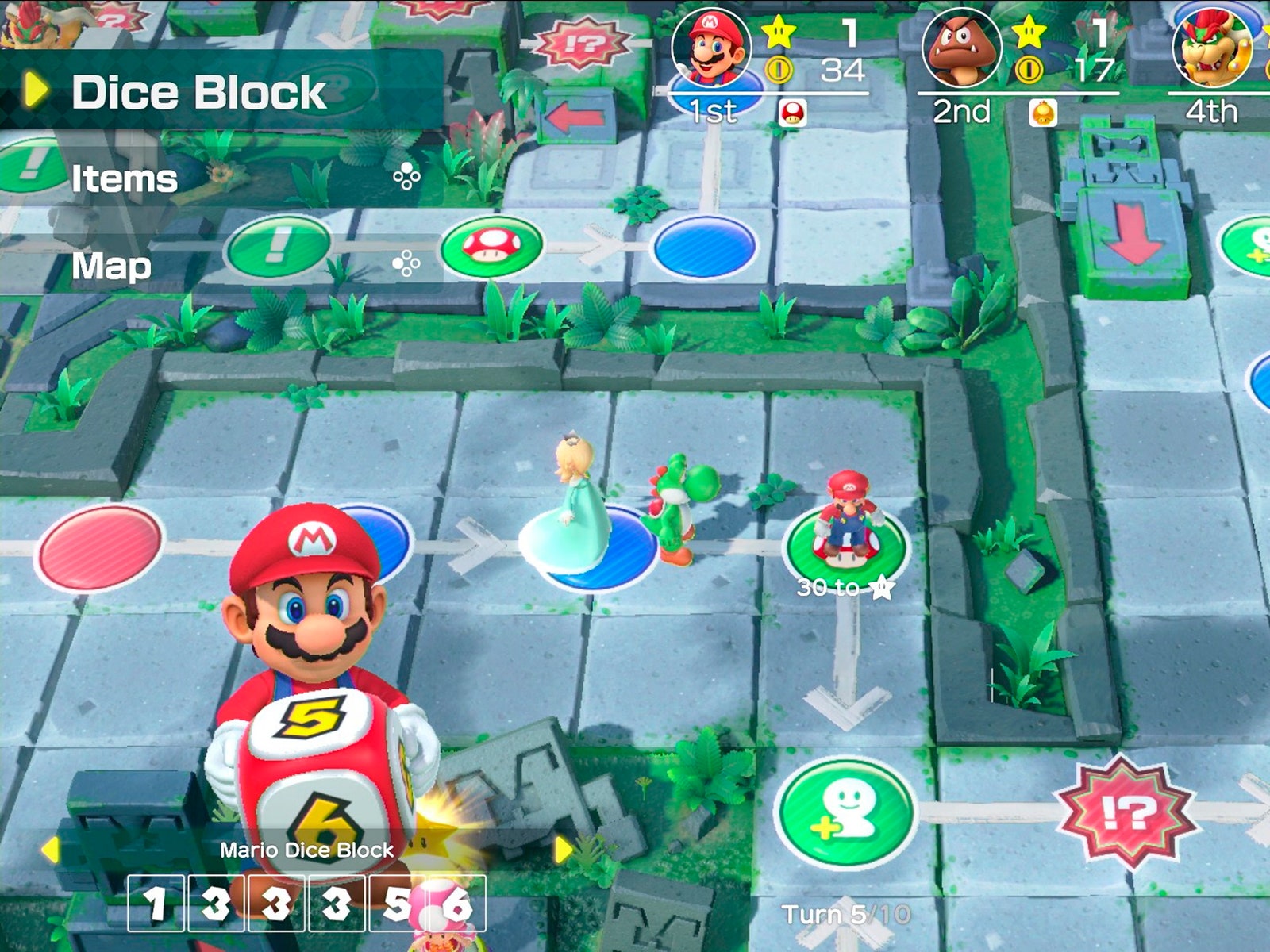 Mario en el videojuego Super Mario Party