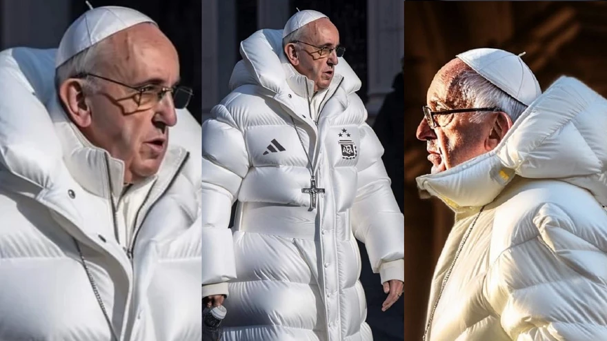 Sorpresa por las fotos virales del papa Francisco: fueron creadas con inteligencia artificial