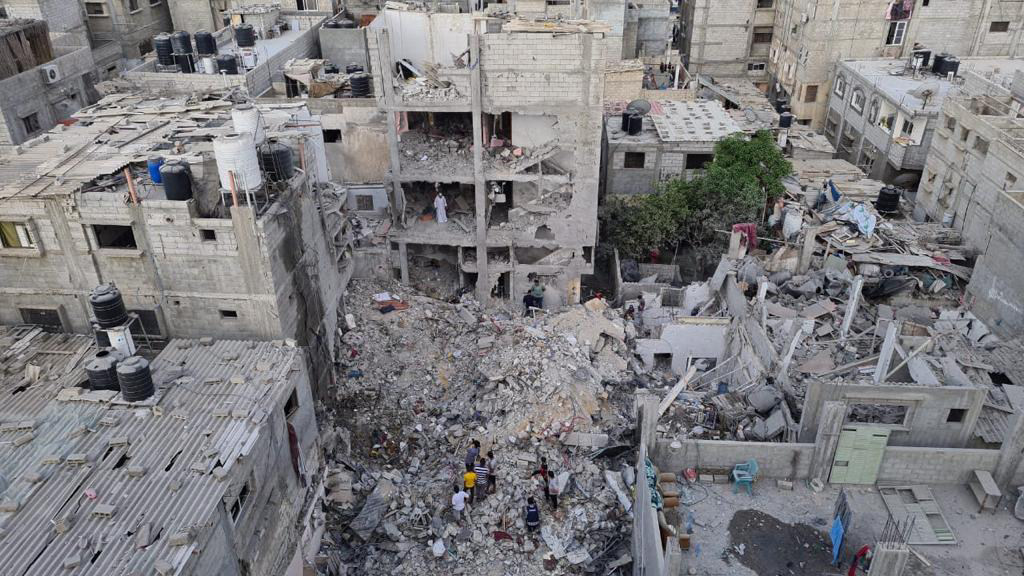 Destrucción en Gaza tras tres días de violencia
