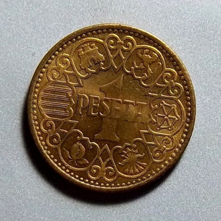 moneda de 1 peseta