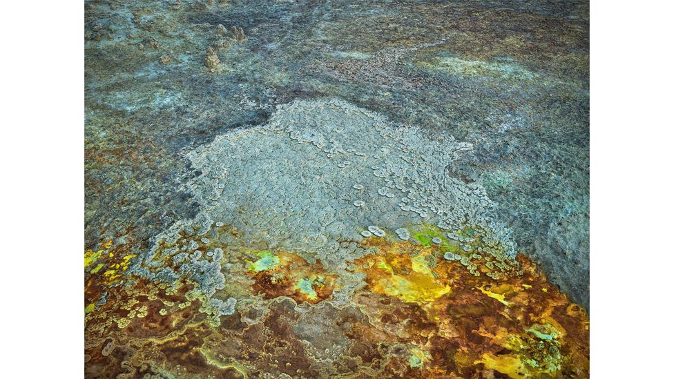 Sulphur Springs #2, Depresión de Danakil, Etiopía, 2018 (Crédito: Edward Burtynsky, Nicholas Metivier Gallery, Toronto / Flowers Gallery, Londres)