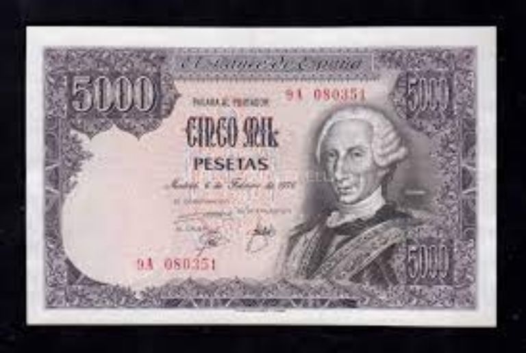 billete de 5.000 pesetas