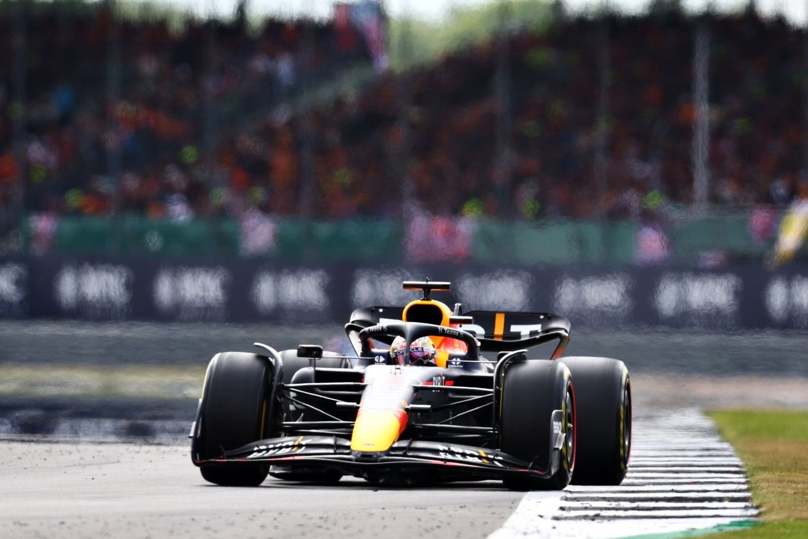 Imagen de un Red Bull en el GP de Gran Bretaña de 2022