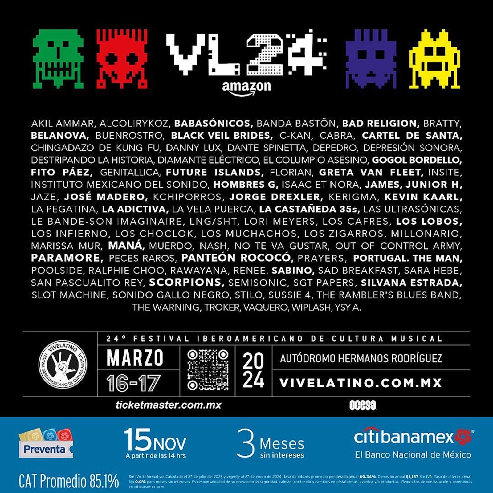 Vive Latino 2024 Póster