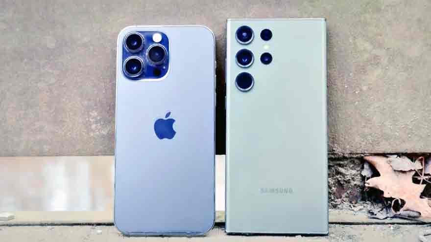 El iPhone de Apple y la línea Galaxy S de Samsung destacan por la calidad de sus cámaras.
