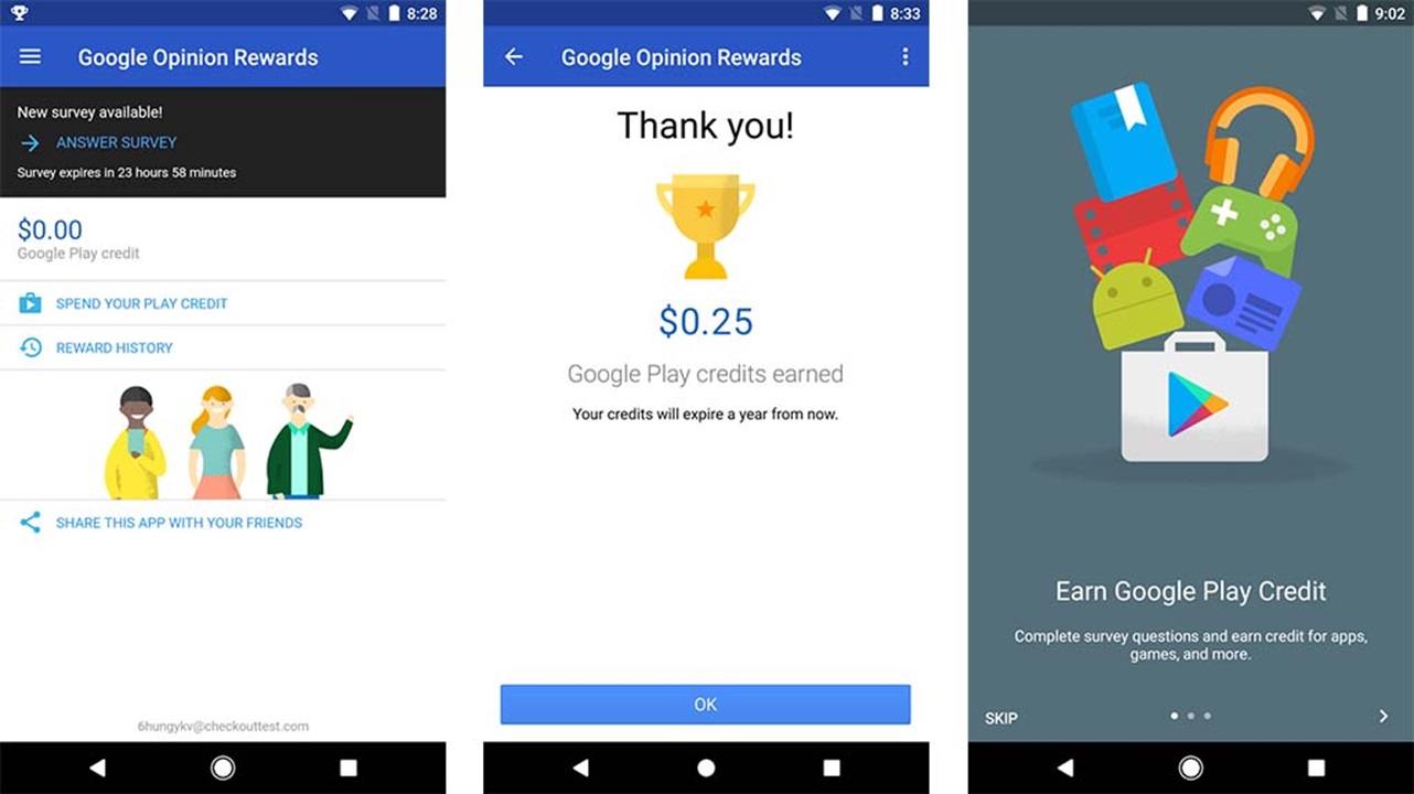 Google Opinion Rewards, una interesante opción para generar dinero de forma sencilla y tener un ingreso extra